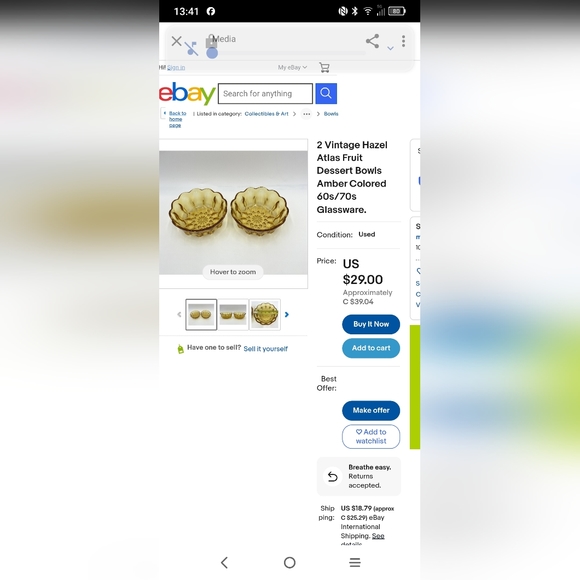 Vintage set of fruit dessert candy bowls - Picture 9 of 9